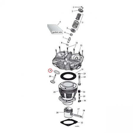 S&S, VALVE SEAT. EXHAUST. 1.750" OD