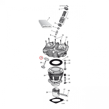 S&S, VALVE SEAT. INTAKE. 1.950" OD