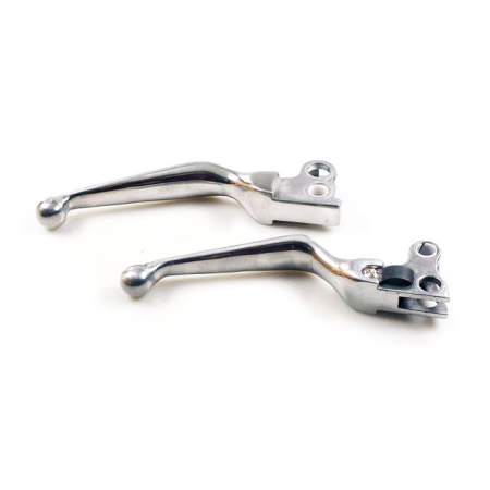 HANDLEBAR LEVER SET, 93-UP STYLE, POLISH