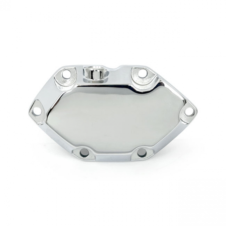 TRANSMISSION END COVER, CHROME