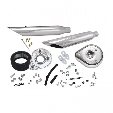 S&S SLIP-ON MUFFLER & AIRCLEANER KIT