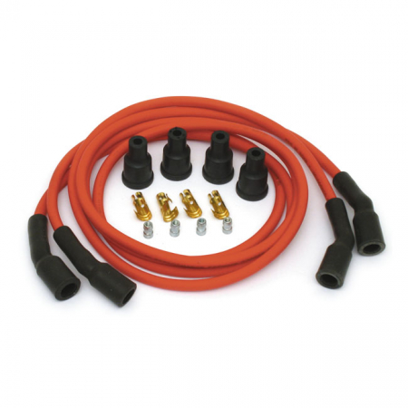 DYNATEK, 7MM SPARK PLUG WIRE SET. RED