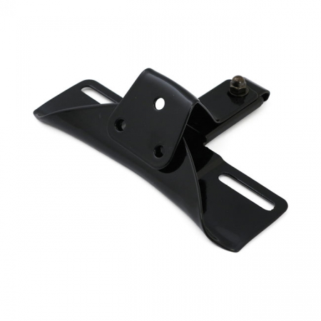 LICENSE PLATE BRACKET OEM STYLE, 3-HOLE. BLACK