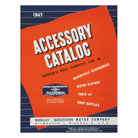 1947 ACCESSORY CATALOG