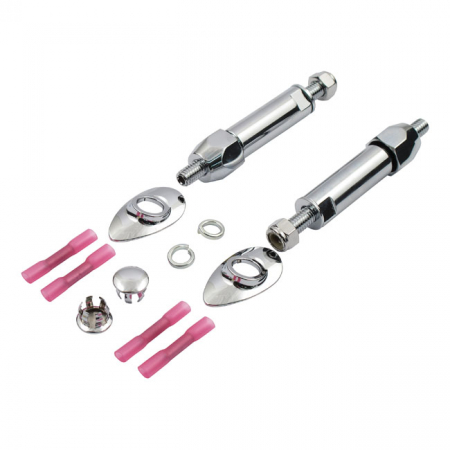 CHROME REAR TURN SIGNAL RELOCATION KIT