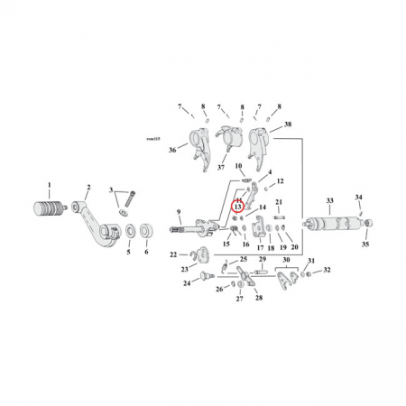 1/4-28 LOCKNUT ZINC