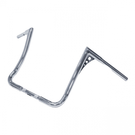 1-1/4" HOLD-ON HANDLEBAR, 15.5" RISE CHROME