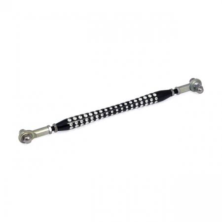 DRILLED SHIFTER ROD. BLACK, 11.5"-12"