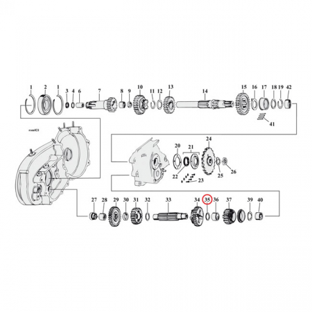 THRUST WASHER 1ST GEAR C-SHAFT .085 INCH