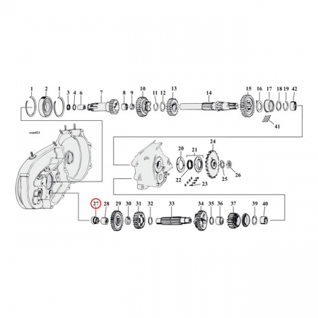 OILER PLUG, TRANSMISSION COUNTERSHAFT