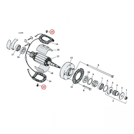 EASTERN SCREW, FIELD COIL POLE GENERATOR