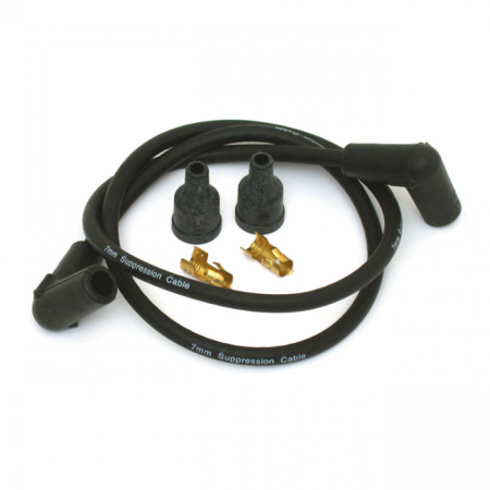 7MM SPARK PLUG WIRE SET, BLACK