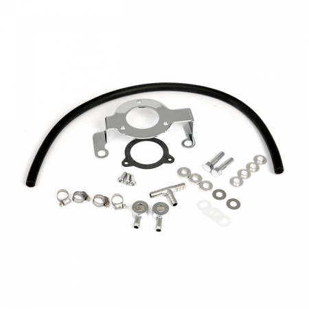 AIR CLEANER ADAPTER BRACKET KIT. CHROME