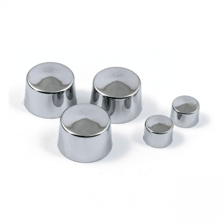 SMOOTHTOPPS, PUSH-ON BOLT COVER SET. CHROME