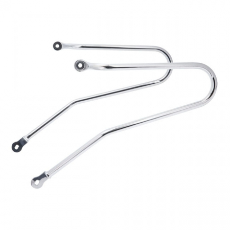 MOTONE, TRIUMPH SADDLEBAG SUPPORT. POLISHED STAINLESS