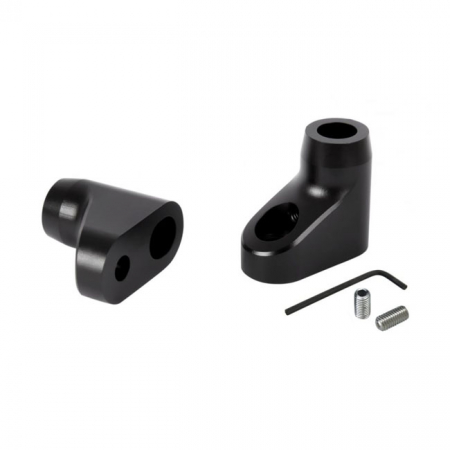 MOTONE, TURN SIGNAL BRACKETS FOR LC TRIUMPH, 10MM. BLACK