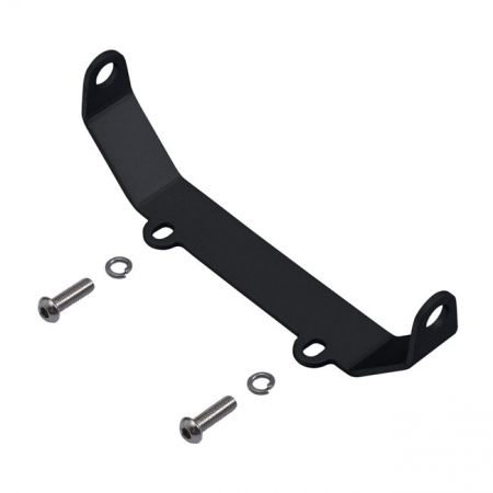 MOTONE, TURN SIGNAL RELOCATION BRACKET, FRONT. BLACK