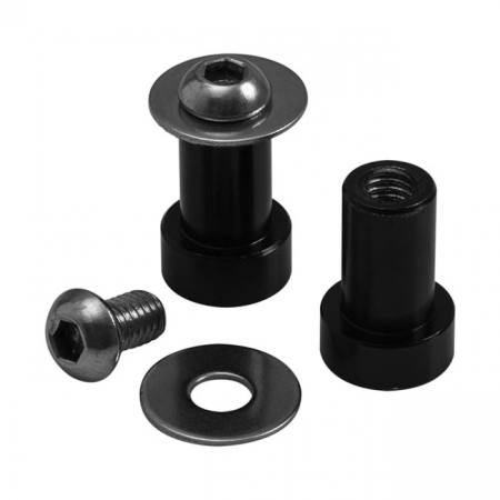 MOTONE, MIRROR DELETE PLUGS, 1" H/B. BLACK