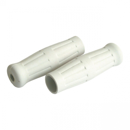 VINTAGE STYLE GRIPS WHITE