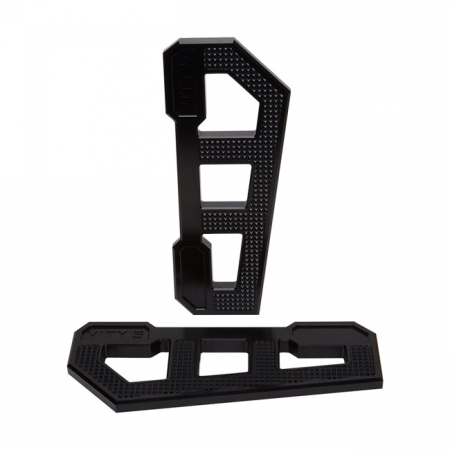 VITY'S DESIGN, RACING RIDER FLOORBOARDS. BLACK