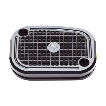 VITY'S DESIGN, DIAMOND HANDLEBAR MASTER CYLINDER COVER. BLCK