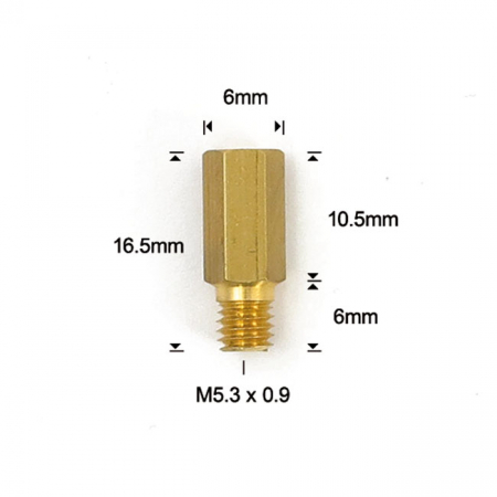 EBC KEIHIN HEX HEAD MAIN JETS 99101-357, SIZE 80