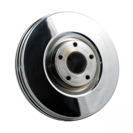 BRAKE DRUM FRONT, CHROME