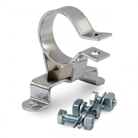 PAUGHCO, 1-7/8" EXHAUST HANGER BRACKET. CHROME