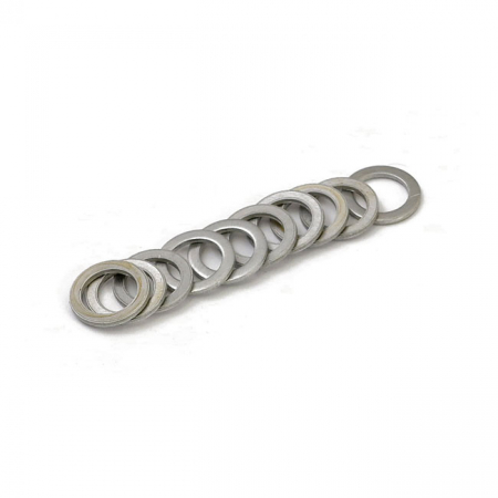 BRAKE LINE WASHERS, 3/8". ALUMINUM