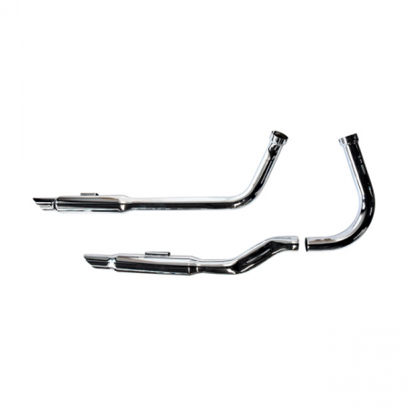 PAUGHCO, SHOTGUN SHORTY EXHAUST (38"). CHROME