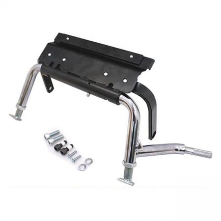 ADJUSTABLE CENTER STAND. CHROME