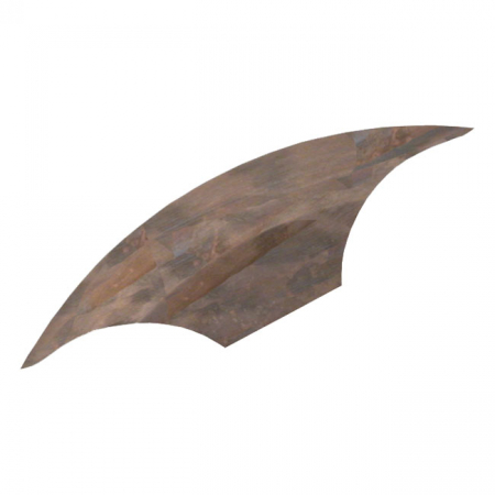 BK, DAGGER FRONT FENDER. 116MM WIDE. 16"-21"