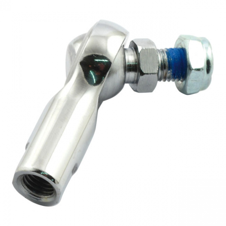 SHIFTER ROD END, 5/16-24. CHROME