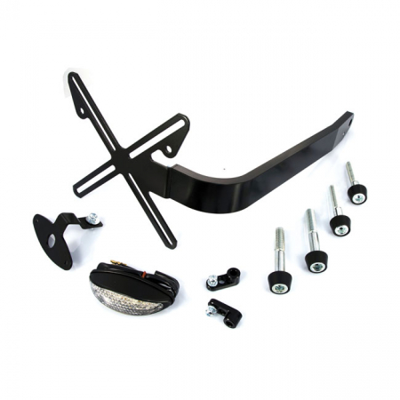 FREE SPIRITS, XG STREET LICENSE PLATE BRACKET KIT. BLACK