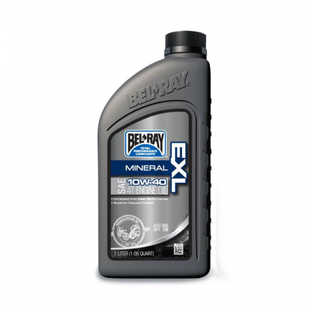 BEL-RAY EXL MINERAL 4T ENGINE OIL 10W-40. 1L