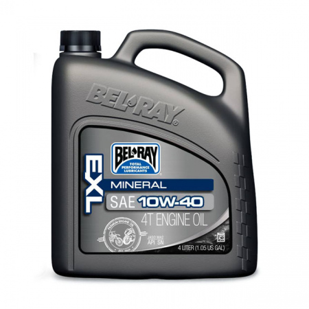 BEL-RAY EXL MINERAL 4T ENGINE OIL 10W-40. 4L