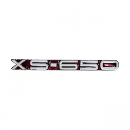 YAMAHA SIDE COVER EMBLEM, RED