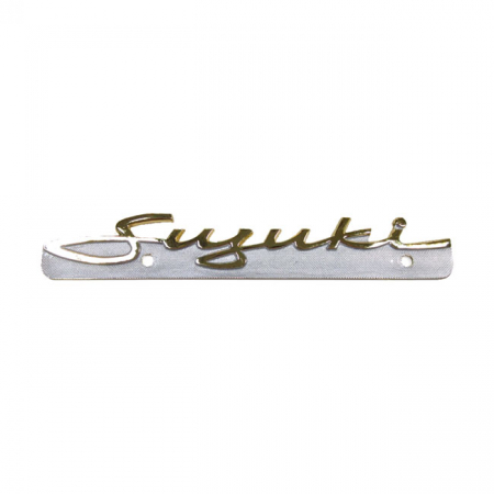 SUZUKI SIDE COVER EMBLEM, GOLD