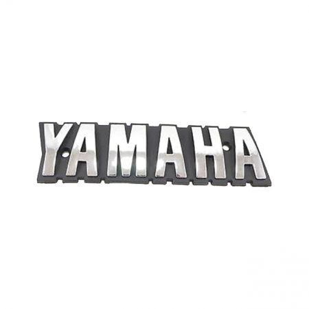 YAMAHA FUEL TANK EMBLEM, SILVER