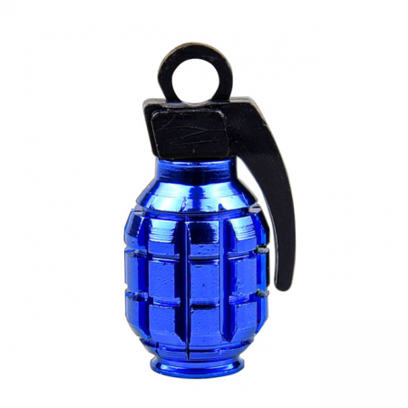 TRIK TOPZ, HAND GRENADE VALVE CAPS. BLUE