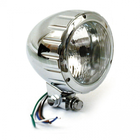 4 INCH ARIZONA HEADLAMP, CHROME (EC)