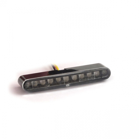 STRIPE-RUN MINI LED TAILLIGHT. CLEAR LENS