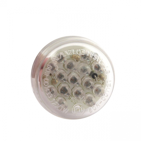 MICRO DISC, LED TAILLIGHT. 37MM CLEAR LENS