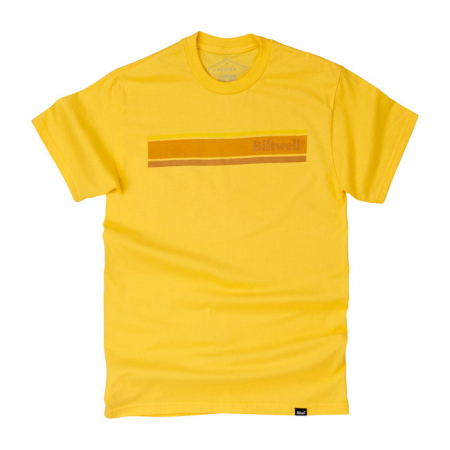 BILTWELL STRIPE T-SHIRT YELLOW