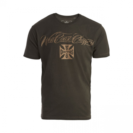 WCC EAGLE CREST T-SHIRT OIL DYE ANTHRACITE