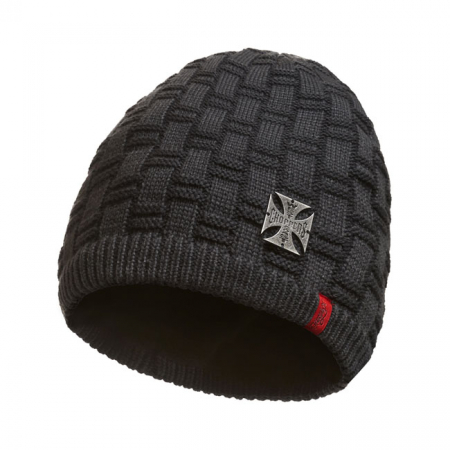 WCC METAL PATCH BEANIE GREY