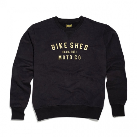 BIKE SHED MOTO CO SWEATSHIRT BLACK