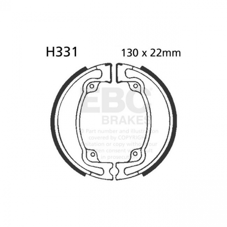 EBC PLAIN BRAKE SHOES