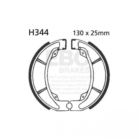 EBC PLAIN BRAKE SHOES