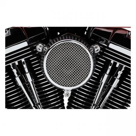 COBRA, NAKED AIR CLEANER KIT. PLAIN. CHROME